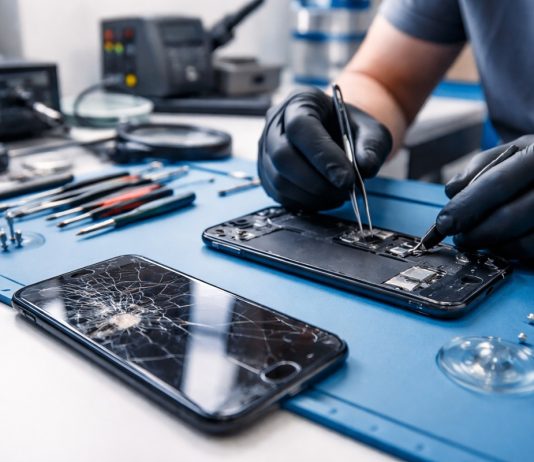 iPhone con display rotto o batteria scarica: ecco quanto costa la riparazione del tuo iPhone riparazione iphone in laboratorio tecnico